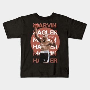 marvin hagler new era Kids T-Shirt